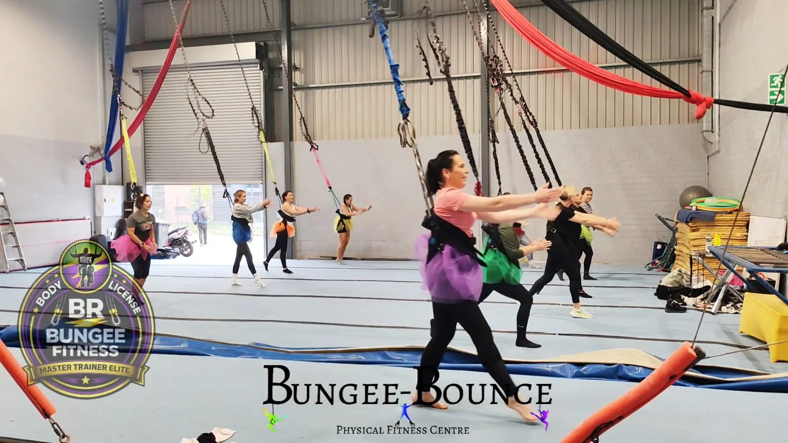 Bungee-Bounce members following a resistance exercise